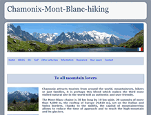 Tablet Screenshot of chamonix-mont-blanc-hiking.com